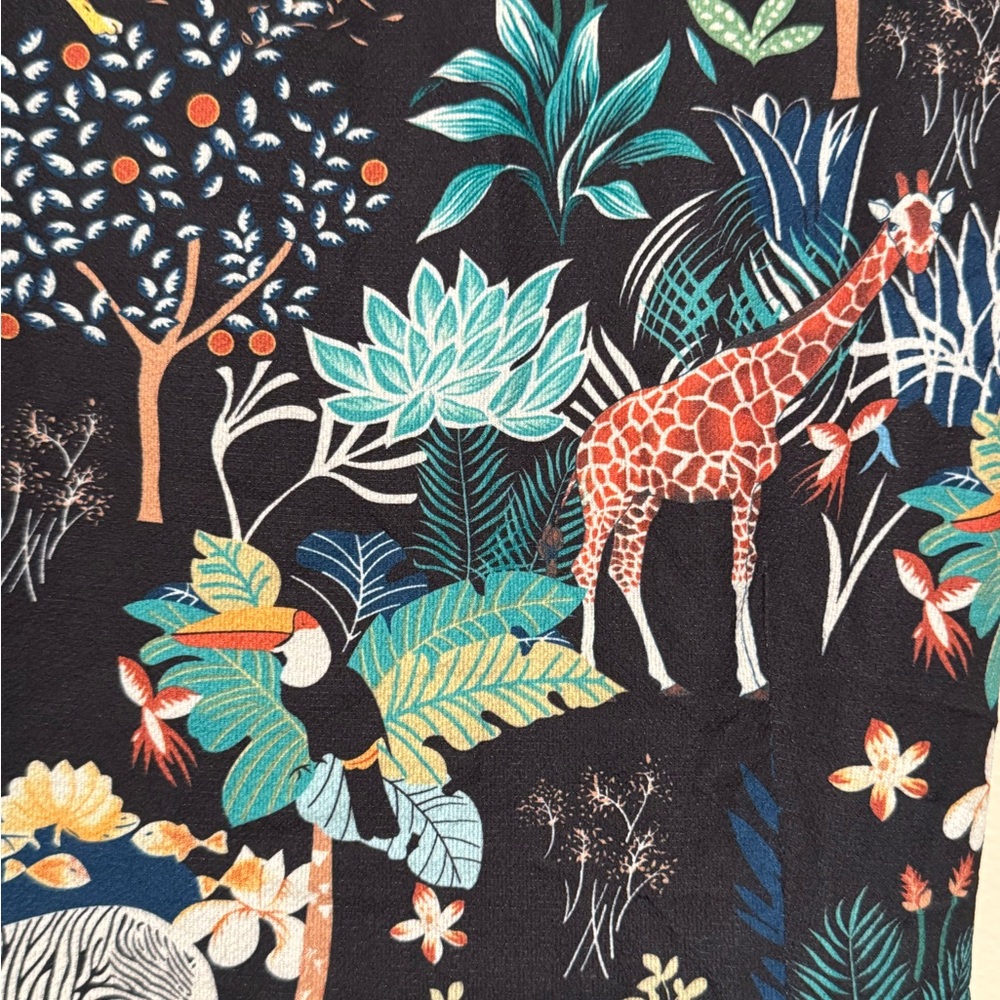 Animal Print Sleeveless Dress - Picture 6 of 7